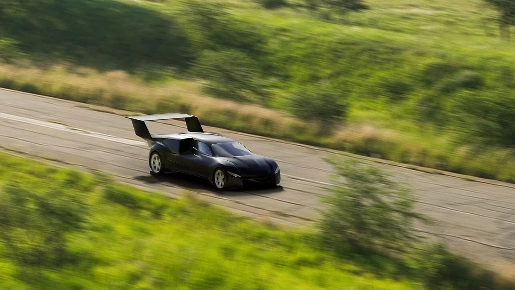 Летающий суперкар в стиле Bugatti: в США представили машину будущего,  которая передвигается по земле и по воздуху