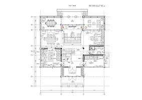 План 1 этажа основного дома