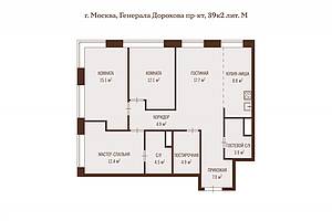 Евро-4 с ремонтом и мебелью в ЖК West Garden. Рис. 36