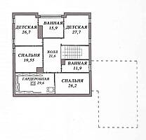 Трехэтажный дом площадью 780 кВ.м