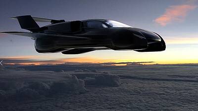 Летающий суперкар в стиле Bugatti: в США представили машину будущего, которая передвигается по земле и по воздуху