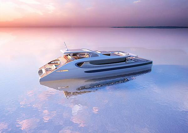 Архитекторы Zaha Hadid Architects спроектировали яхту на солнечных батареях