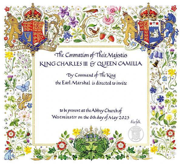 Букингемский дворец показал приглашение на коронацию Карла III